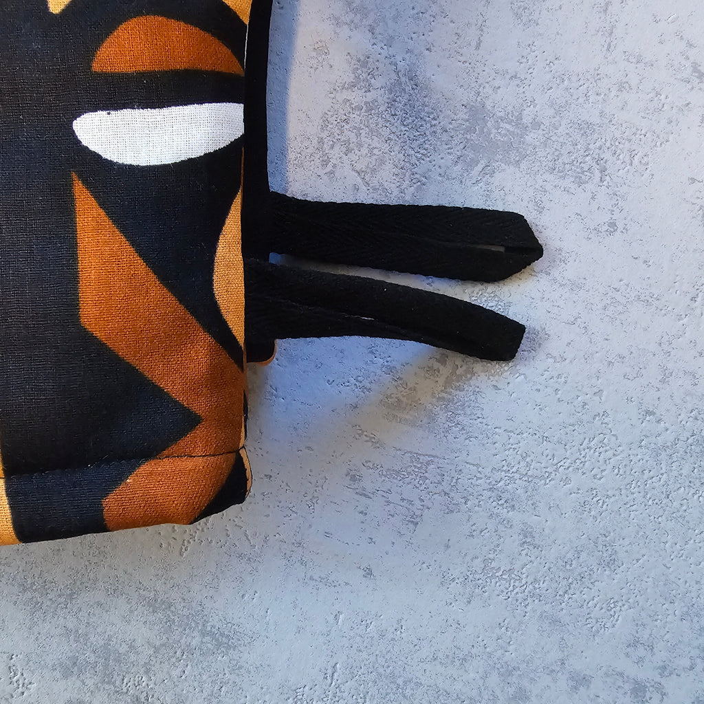 Set of 2 Oven Gloves | African Print 100% Cotton Fabric