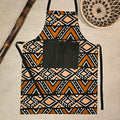 Handmade African Print Apron with Pocket | 100% Cotton Fabric