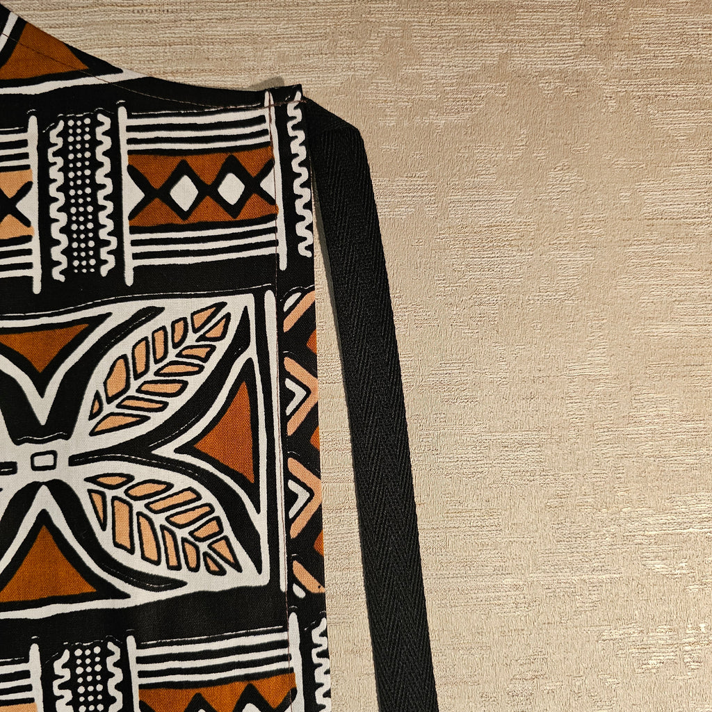 African Print Apron with Pocket | 100% Cotton Fabric