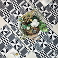 Table Runner and Set of 4 Placemats | 100% Cotton African Print Fabric