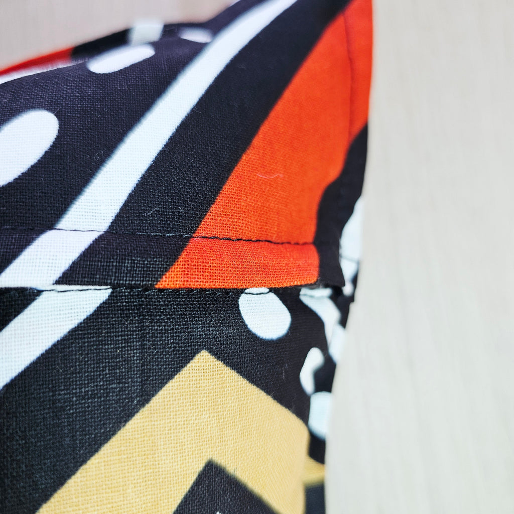 Set of 2 | 4 Cushion Covers |45x45cm | 100% Cotton Wax Ankara Fabric
