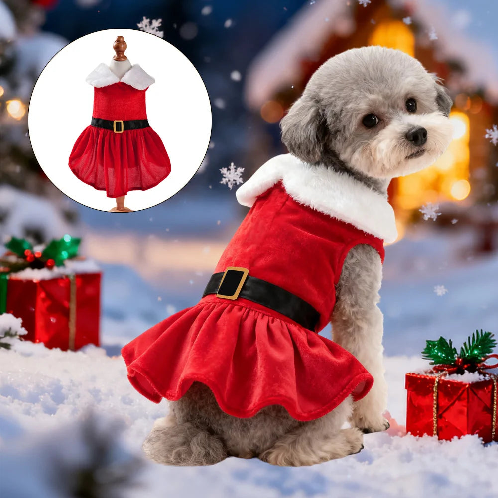 Kerst verkleedkostuum voor kleine tot middelgrote honden en katten